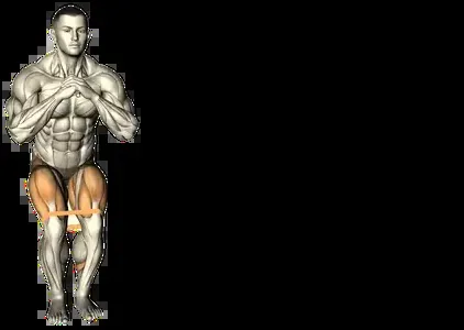 Starting position for the Band Lateral Walk