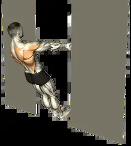 Starting position for the Bodyweight Row