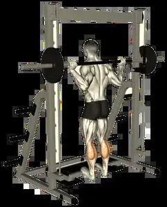 Starting position for the Calf Raise