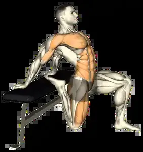 Starting position for the Couch Stretch