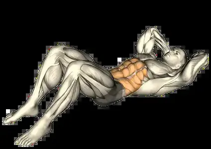 Starting position for the Crunch