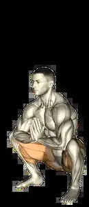 Starting position for the Deep Squat Hold