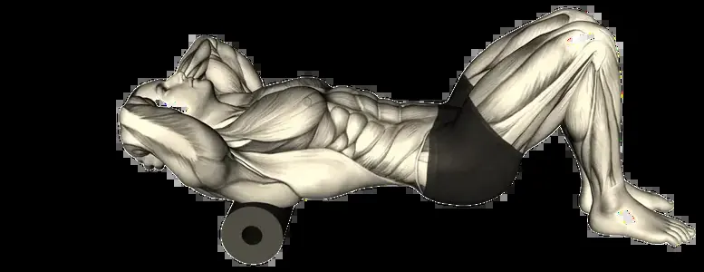 Starting position for the Foam Roll Upper Back