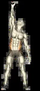 Starting position for the Kettlebell Windmill