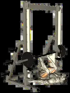 Starting position for the Machine Leg Press