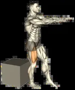 Starting position for the Pistol Squat