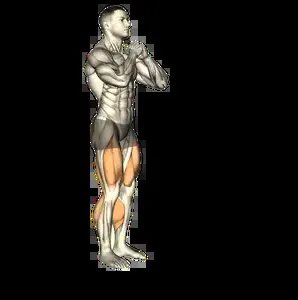Starting position for the Reverse Lunge