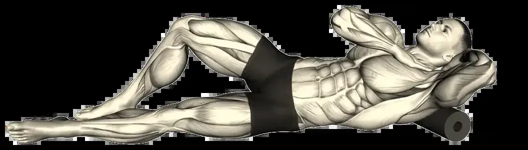 Starting position for the Shoulder Rolls