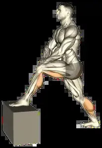 Starting position for the Standing Hip Flexor Stretch