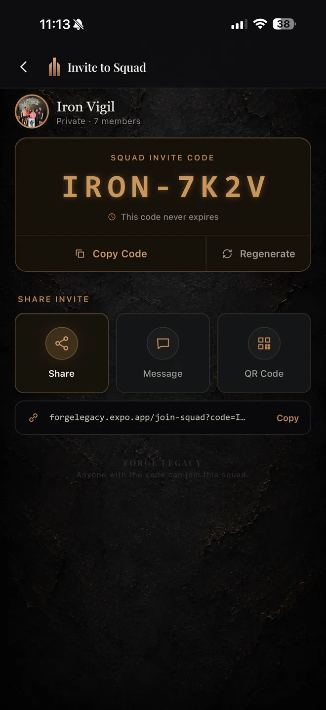 Invite to Squad